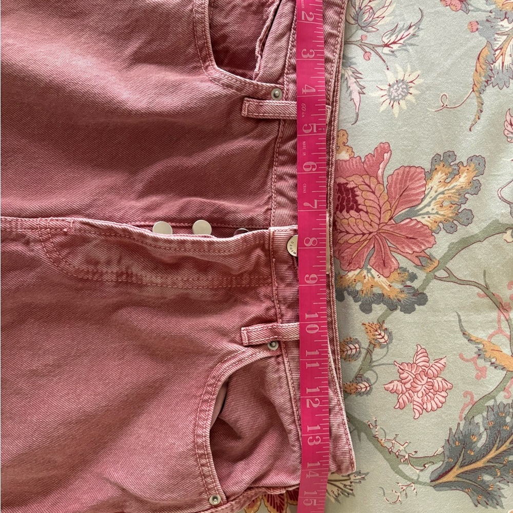 Sezane Le Brut Rose Pink Jeans - Size 27 - Picture 9 of 9